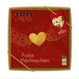 Bio Adventkalender Herz "Schoko & Marille"