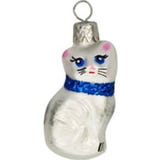 Gablonzer Katze wei&szlig;-blau
