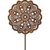 Dewoga Edelrost Gartenstecker "Mandala"