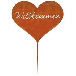 Dewoga Stecker Herz „Willkommen“