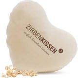 Zirbenfamilie Herz Zirbenkissen Natur
