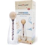 Zirbenfamilie Wasserkaraffe mit Edelsteinstab